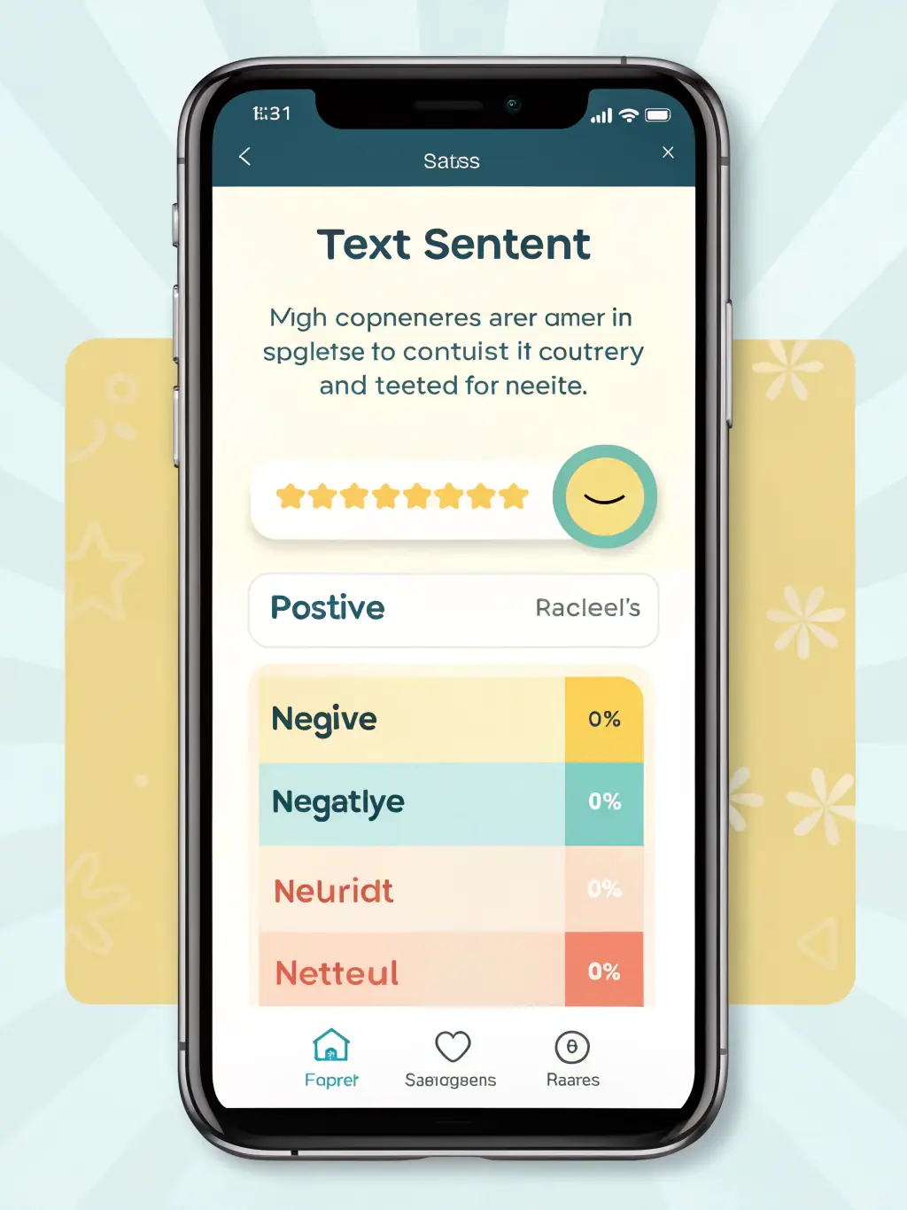 A visual depiction of text being analyzed for emotional tone, with positive, negative, and neutral sentiments highlighted in different colors, showcasing Kimobu's sentiment analysis capabilities.